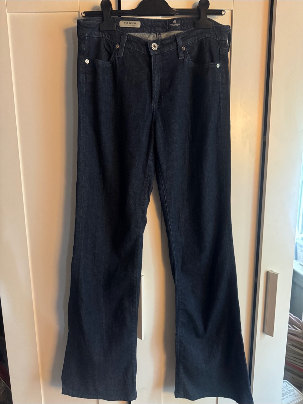 Ag Adriano Goldschmied “Carine” Dark Blue Denim Jeans